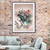 Floral Harmony Dream Flowers and Woman Wall Art Print Material