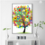 Floral Trees Wall Art | Multicoloured Wall Art in Poster, Frames & Canvas