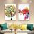 Floral Trees Wall Art | Multicoloured Wall Art in Poster, Frames & Canvas