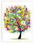 Floral Trees Wall Art | Multicoloured Wall Art in Poster, Frames & Canvas