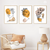 Floral Women in Line Wall Art Set of 3 | (Woman Living Room Wall Art Sets ) | Minimalist Arts