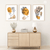 Floral Women in Line Wall Art Set of 3 | (Woman Living Room Wall Art Sets ) | Minimalist Arts