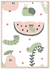 Garden Friends Kids Nursery Wall Arts | Caterpillar Wall Arts in Poster, Frames & Canvas