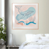 Gentle Giant Whale Wall Art Print