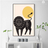 Geometric Lion Wall Art