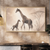 Giraffe Family Wall Art Print Print Material