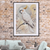 Golden Crest - Cockatoo Among Wildflowers – Australian Wildlife Canvas Wall Art Print Decor Framed Poster / 50x70 cm