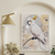 Golden Crest - Cockatoo Among Wildflowers – Australian Wildlife Canvas Wall Art Print Decor Print Material