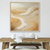 Golden Dunes Luxurious Abstract Wall Art Print Print Material