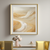 Golden Dunes Luxurious Abstract Wall Art Print Print Material