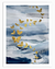 Golden Flutters Wall Art | Abstract Wall Art in Poster, Frames & Canvas