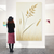 Golden Grass – Minimalist Australian Botanical Canvas Wall Art Print Decor Print Material