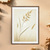 Golden Grass – Minimalist Australian Botanical Canvas Wall Art Print Decor Print Material