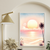 Golden Horizon - Tropical Sunset Escape – Summer Canvas Wall Art Print Decor Print Material