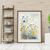 Golden Meadow – Soft Watercolor Floral Wall Art Print Material