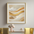 Golden Mirage Luxurious Abstract Wall Art Print Print Material