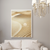 Golden Sand Serenity - Abstract Sand Scandinavian Wall Art Print Print Material