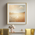 Golden Serenity - Scandinavian Nature Wall Art Print Print Material