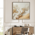 Golden Whispers Luxurious Abstract Gold Wall Art Print