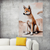 Guardian of the Red Sands - The Dingo – Australian Wildlife Canvas Wall Art Print Decor Print Material