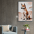 Guardian of the Red Sands - The Dingo – Australian Wildlife Canvas Wall Art Print Decor Print Material