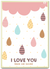 I Love You Rain Or Shine Kids Nursery Wall Arts in Poster, Frames & Canvas