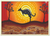 Kangaroo Aboriginal Wall Art Print Material