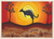 Kangaroo Aboriginal Wall Art Print Material
