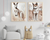 Kangaroo + Dingo Nursery Wall Art Set of 2 Print Material