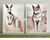 Kangaroo + Dingo Nursery Wall Art Set of 2 Unframed Poster / 40x60 cm / 16x24″ / -Poster Only- Print Material