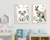 Koala + Kangaroo Minimalist Nursery Wall Art Set of 2 Print Material