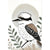 Kookaburra Minimalist Wall Art – Australian Bird Botanical Print Decor Print Material