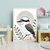 Kookaburra Minimalist Wall Art – Australian Bird Botanical Print Material