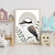 Kookaburra Minimalist Wall Art – Australian Bird Botanical Print Material