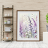 Lavender Dreams – Watercolor Floral Art