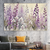 Lavender Dreams Wild Flower Lavender Orchid Garden Wall Art Print Material