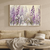 Lavender Dreams Wild Flower Lavender Orchid Garden Wall Art Print Material