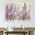 Lavender Dreams Wild Flower Lavender Orchid Garden Wall Art Print Material