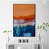 Lazuline Beach Waves Wall Art