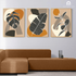 Leaves Set of 3 Wall Arts