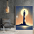 Lighthouse Under Moonlight Wall Art Print Print Material