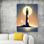 Lighthouse Under Moonlight Wall Art Print Print Material