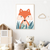 Little Fox Kids Animal Nursery Wall Arts | Animals Wall Art in Poster, Frames & Canvas