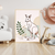 Minimalist Kangaroo Line Art – Australian Wildlife Botanical Print Decor Print Material