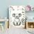 Minimalist Koala Canvas Wall Art – Australian Wildlife Botanical Print Decor Print Material