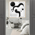 Monochrome Harmony Abstract Wall Art