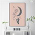 Moon Rose Flower Celestialcore Wall Art