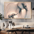 Mother and Calf Elephant Wall Art Print