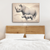 Mother and Calf Rhino Wall Art Print Print Material