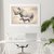 Mother and Calf Rhino Wall Art Print Print Material